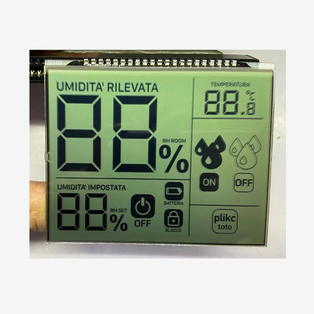 FPC Connector Lcd Display Module , TN Positive Lcd Display Small Size