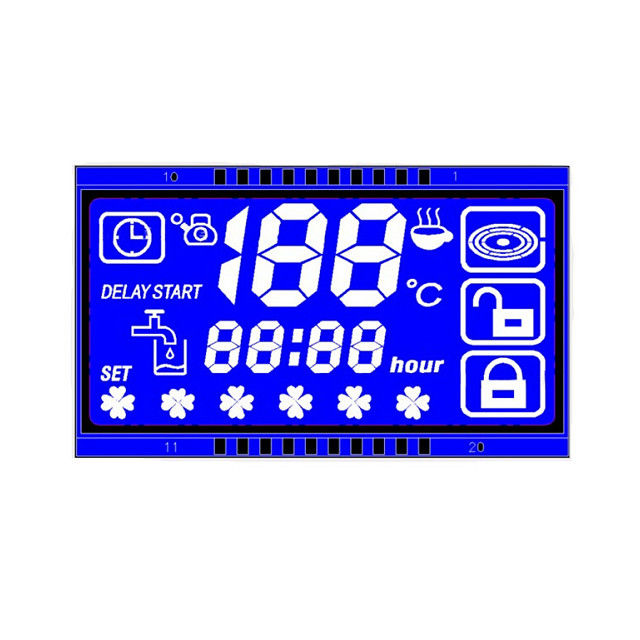 Esposizione su ordinazione dell'affissione a cristalli liquidi di dimensione dell'attrezzatura di bellezza, esposizione negativa dell'affissione a cristalli liquidi HTN delle 6 in punto