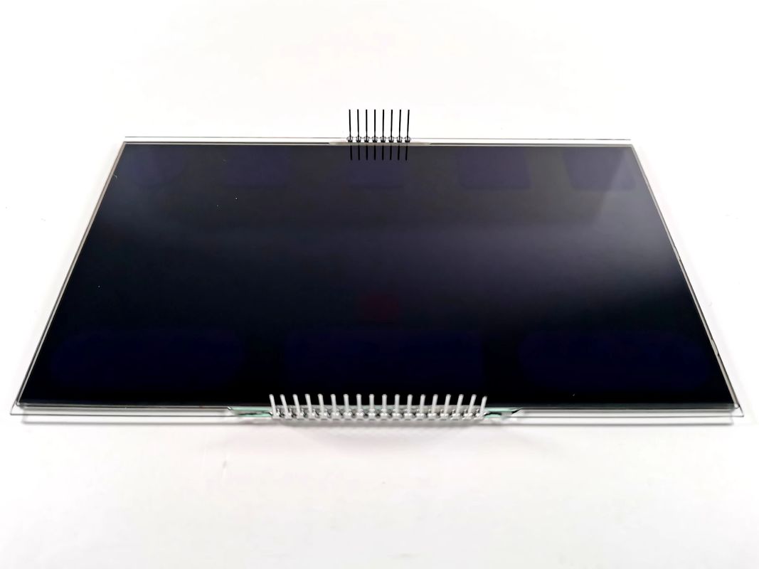 12 O ρολόι αρνητικό VA LCD οθόνη μαύρο τμήμα ψηφία γραφικό LCD γυαλί Va Πίνακα για θερμοστάτη