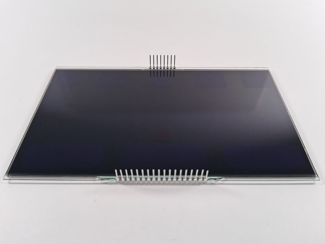 12 O ρολόι αρνητικό VA LCD οθόνη μαύρο τμήμα ψηφία γραφικό LCD γυαλί Va Πίνακα για θερμοστάτη