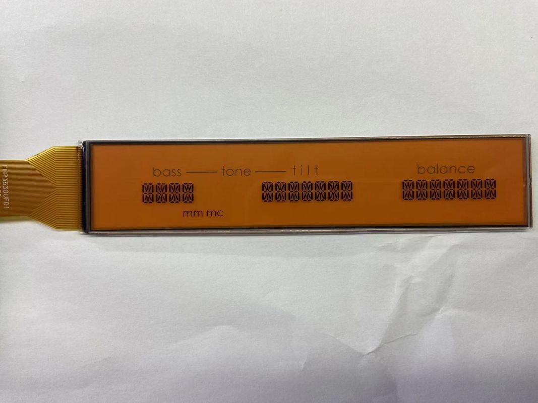 Positive Matrix HTN LCD Display Monochrome 7 Segmen Transmissive Graphic LCD Screen Untuk Audio