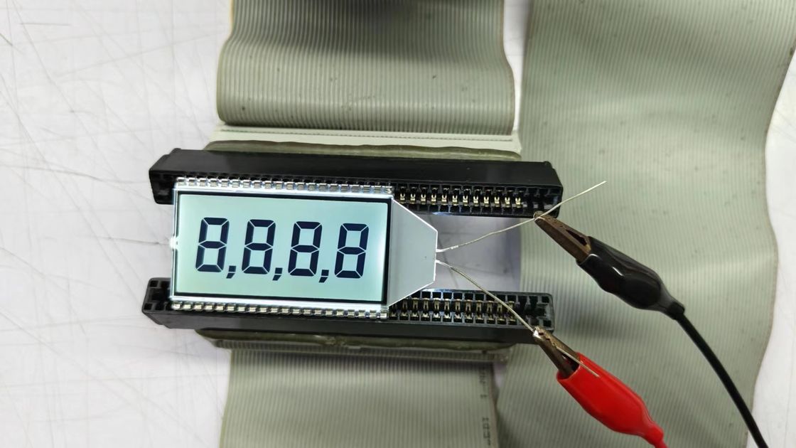 کارخانه پرفروش ترین صفحه نمایش LCD متریکس HTN سفارشی یک رنگ 7 بخش صفحه نمایش گرافیک LCD برای دستگاه توزیع روغن