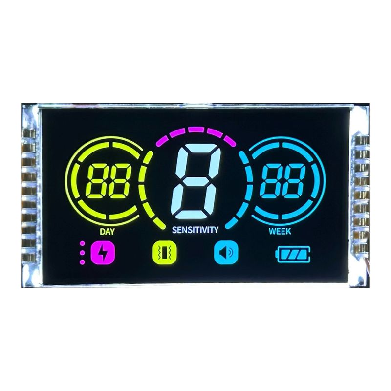 Odpowiedni 3.3 V 6 O' CLOCK Przekazujący panel LCD