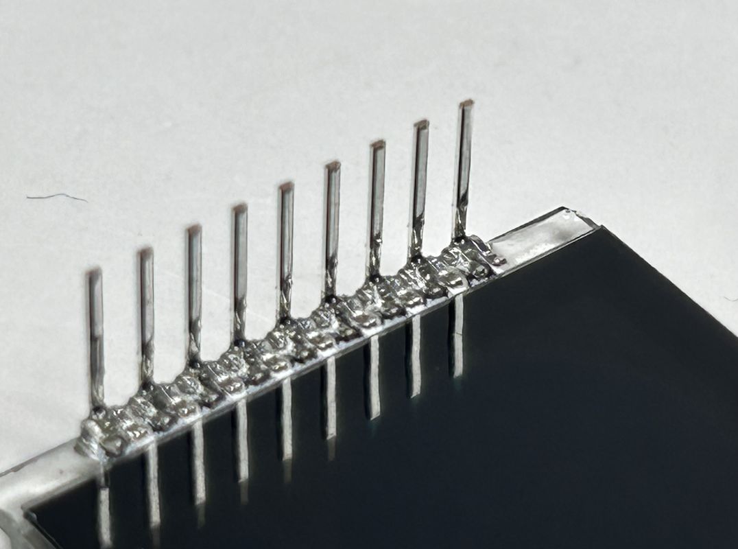 Odpowiedni 3.3 V 6 O' CLOCK Przekazujący panel LCD