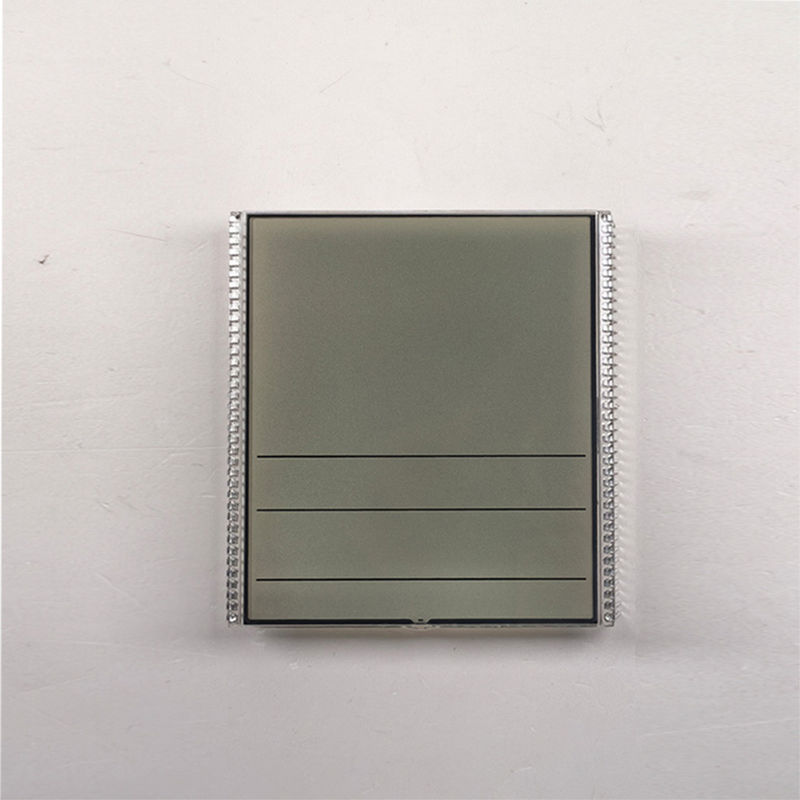 কারখানার কাস্টমাইজড আকার টিএন 7 সেগমেন্ট এলসিডি ডিসপ্লে এক রঙের ট্রান্সমিসিভ মডিউল থার্মোস্ট্যাট জন্য স্বচ্ছ অক্ষর