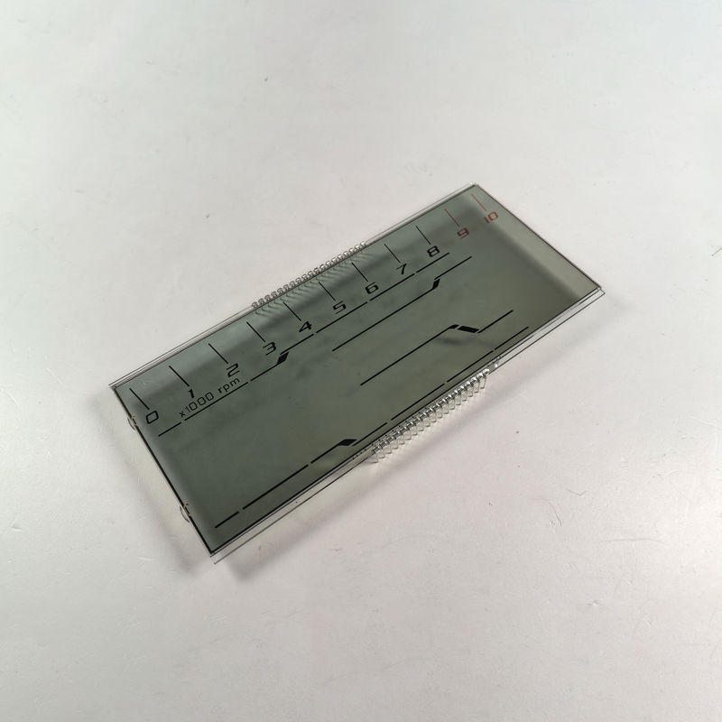 Hersteller Billig Custom HTN LCD-Display Acht Form Monochrom 7 Segment Grafik LCD-Bildschirm für Motorrad-Instrumente