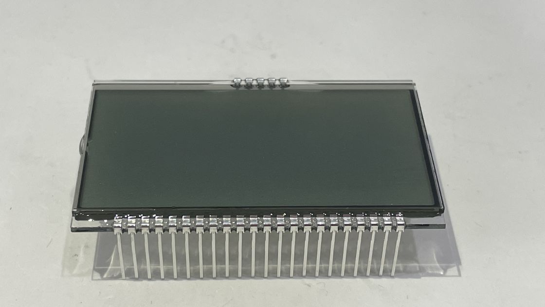 شاشة LCD عالية الجودة مخصصة HTN ثمانية شكل أحادي اللون 7 قطعة شاشة LCD الرسومية لأدوات الدراجات النارية