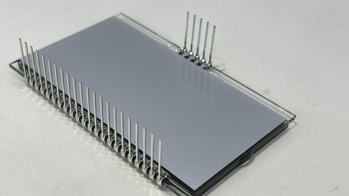 شاشة LCD عالية الجودة مخصصة HTN ثمانية شكل أحادي اللون 7 قطعة شاشة LCD الرسومية لأدوات الدراجات النارية