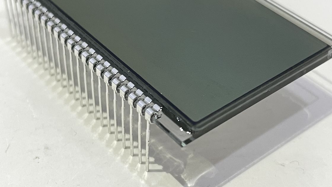 شاشة LCD عالية الجودة مخصصة HTN ثمانية شكل أحادي اللون 7 قطعة شاشة LCD الرسومية لأدوات الدراجات النارية