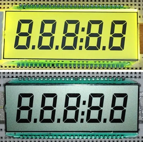 Visor LCD monocromático TN STN HTN FSTN VA personalizado para equipamentos industriais LCD monocromático