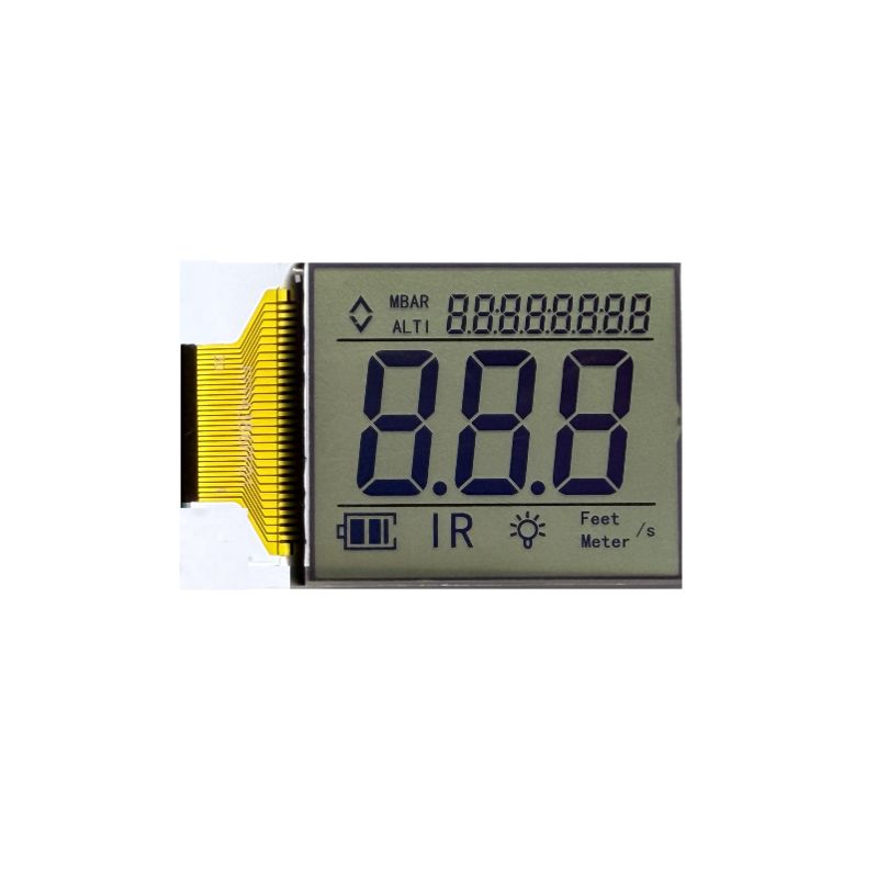 Layar LCD Kustom FSTN Hitam dan Putih | LCD segmen monokrom untuk aplikasi industri dan elektronik
