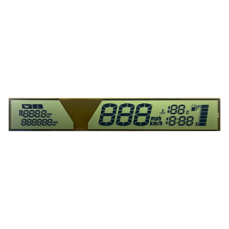 Customized HTN Segment LCD Display for Speedometer | High Contrast HTC LCD Screen Manufacturer