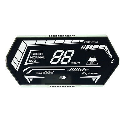 صفحه نمایش LCD با بخش انتقال دهنده Va برای موتورسیکلت ها صفحه نمایش ال سی دی منفی VA سرعت سنج