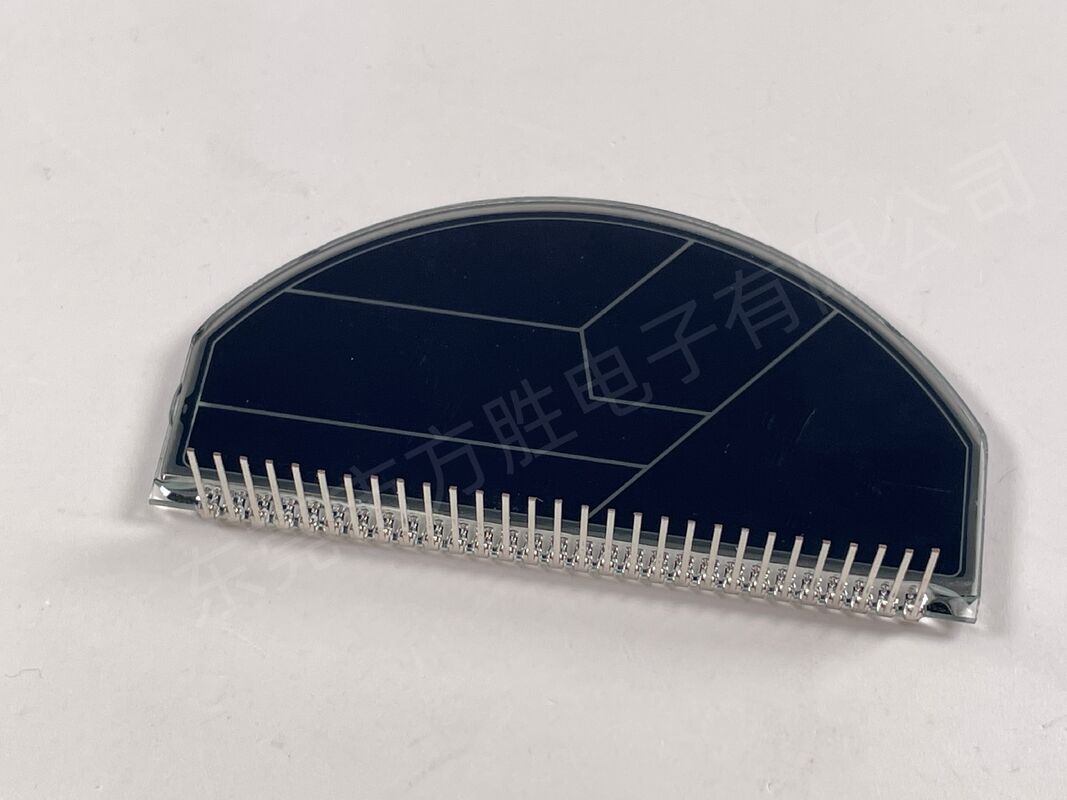 Custom Blue Film Motorcycle LCD Screen LCD Monochrome Displays Semicircular Speedometer LCD Display
