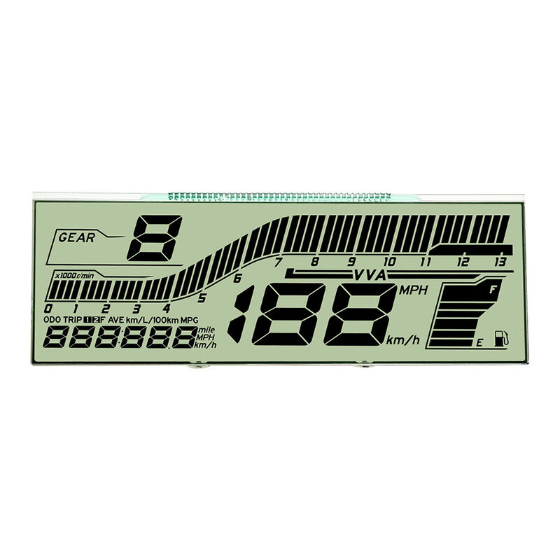 TN HTN LCD স্পিডোমিটার LCD স্ক্রিনের জন্য শুধুমাত্র R15 V3 সংস্করণ কাস্টম সেগমেন্ট LCD ডিসপ্লের জন্য