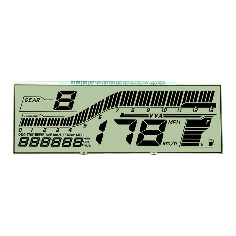 TN HTN LCD স্পিডোমিটার LCD স্ক্রিনের জন্য শুধুমাত্র R15 V3 সংস্করণ কাস্টম সেগমেন্ট LCD ডিসপ্লের জন্য