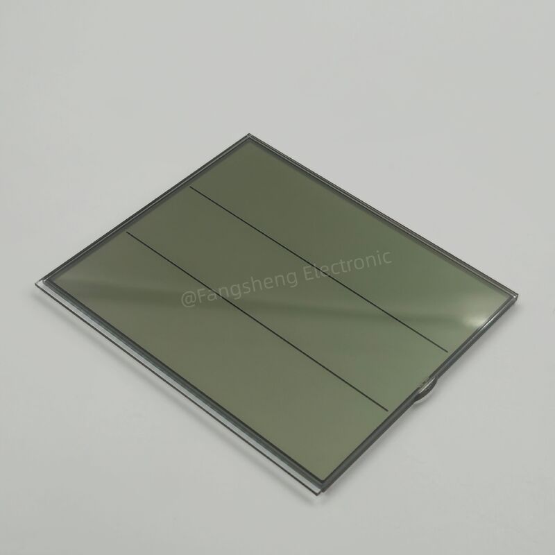 Pantalla LCD personalizada para termómetro e higrómetro, conector cebra, Lcd de segmento Tn, 1/3 BIAS TN, LCD transflectivo positivo