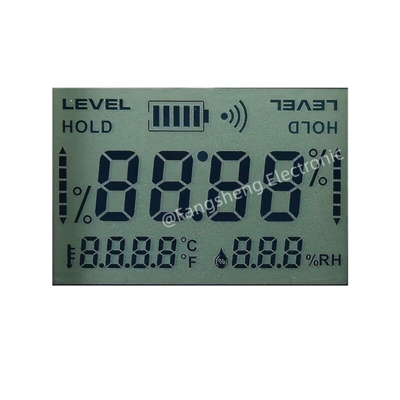 Custom TN Positive Segment LCD for Thermometer and hygrometer Reflective Positive Segment LCD Display Panel TN STN FSTN Factory