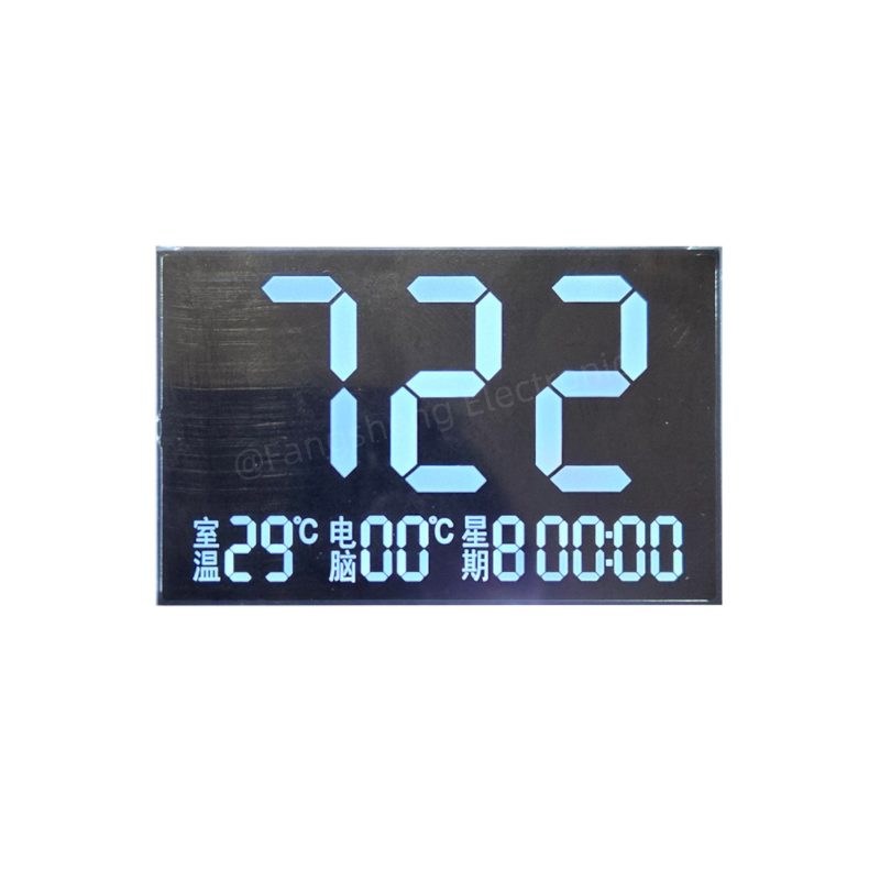 Custom VA Negative lcd display Segment LCD Screen with Backlight Transmissive Segment VA LCD Display