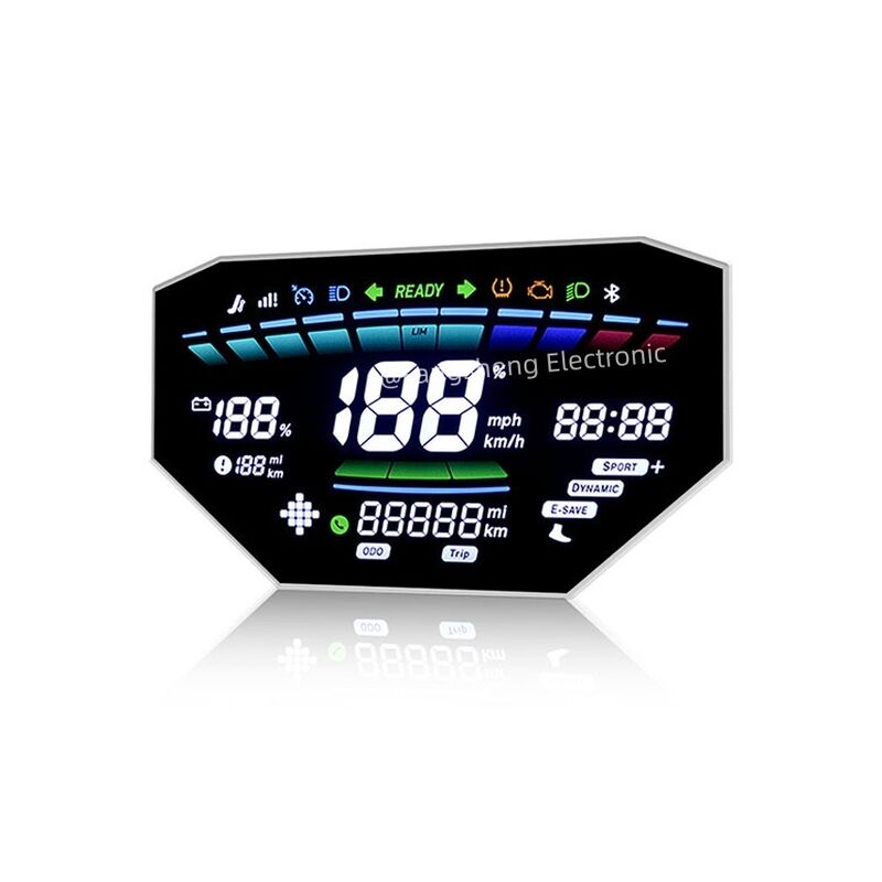 Personalizar el módulo de VA Lcd MONO Display E-Bike Ebike Lcd Display Automotriz Lcd Ebike Display E-Bike Mono Lcd