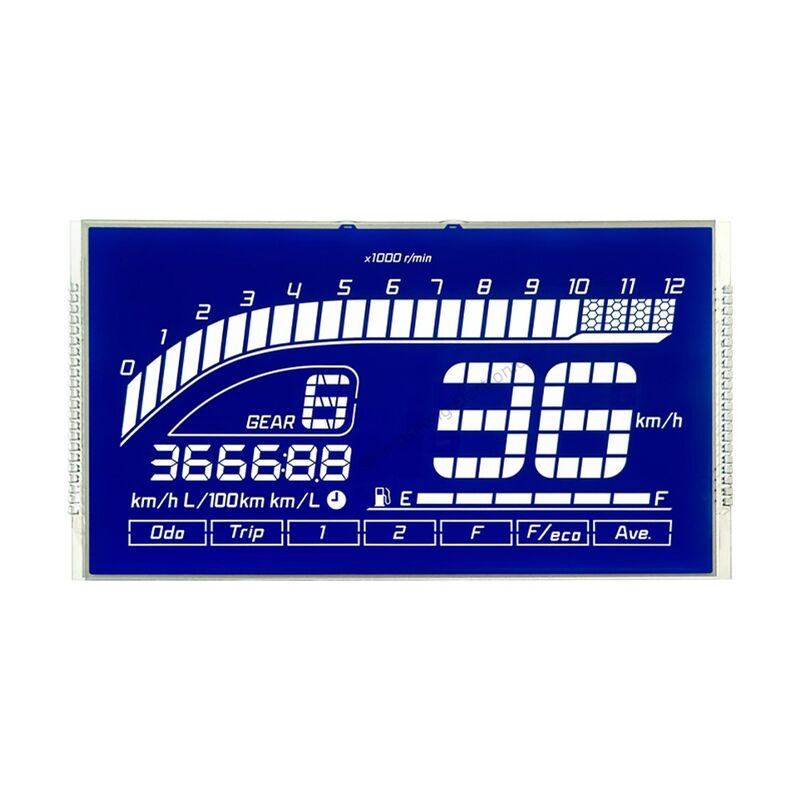 Wholesale HTN Blue LCD Motorcycles Negative LCD Display for Speedometer HTN Negative Color Screen