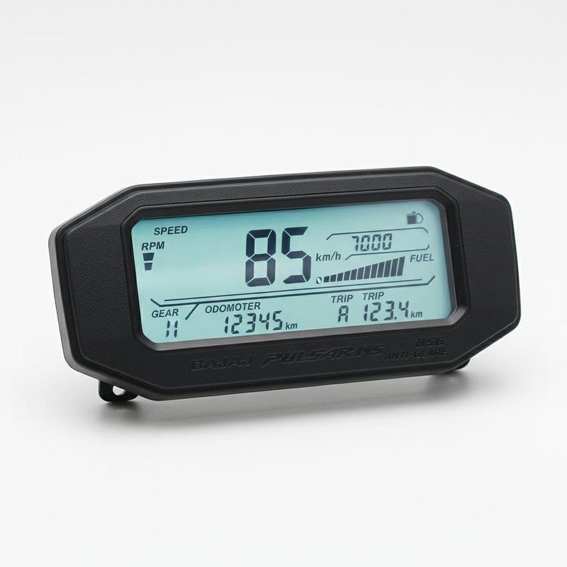 Display for Bajaj Pulsar NS BS6 7 Segment Display HTN Car LCD Screen Anti-Glare for Motorcycles
