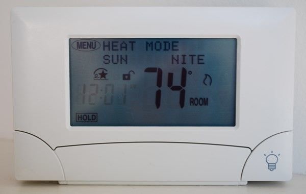 7 Segment TN LCD Display For Thermostat Positive Mode 86mm * 49mm * 2.8mm Outline Size