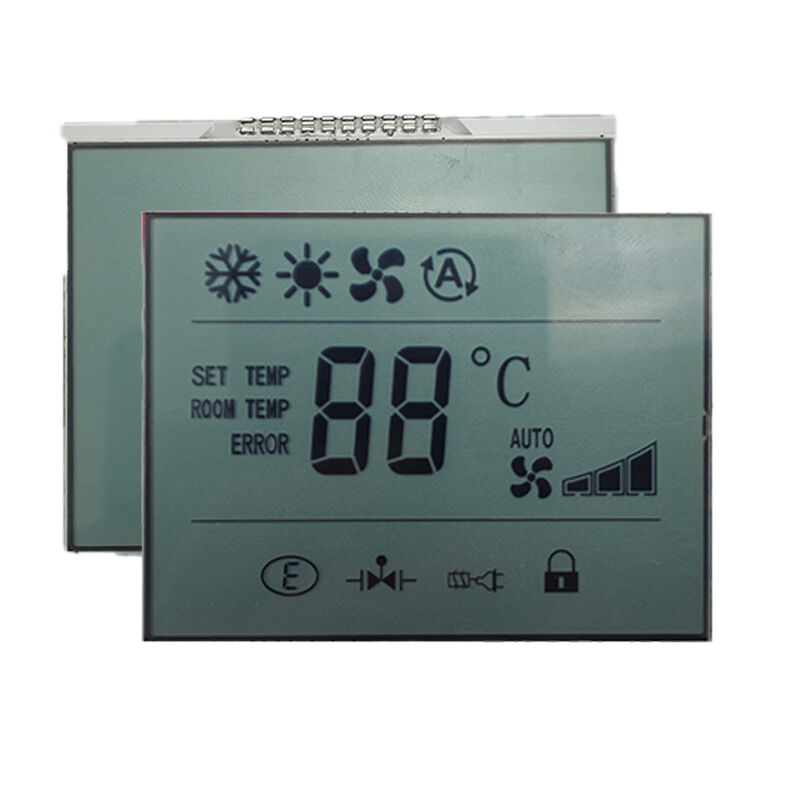 Monochrome Segment LCD Display Module VA STN TN FSTN HTN LCD Screen for Thermostat Control Panel Industrial Display