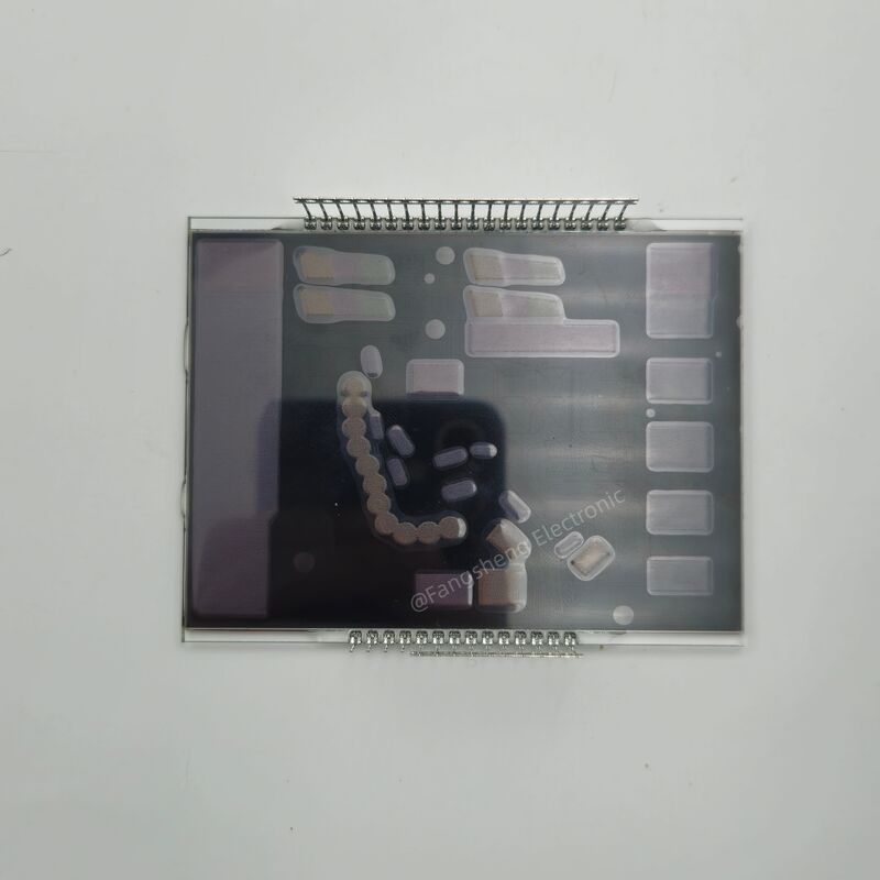 Custom Va Monochrome 7 Segment LCD Display for Massage Chair VA Custom Monochrome Negative Segment LCD Display
