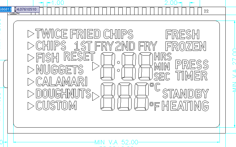 Monochrome LCD Manufacturer customized TN STN FSTN VA LCD Display Screen Segment LCD Display