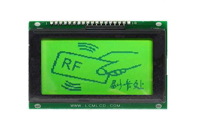 18 Pins 128 X 64 Graphic LCD Module Stn Positive 12864 Screen TN Viewing Angle