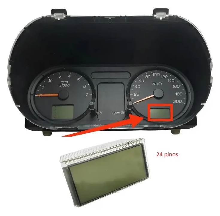 Custom HTN LCD Display for Motorcycle and Automotive Dashboard Screen OEM LCD Solution Manufacturer