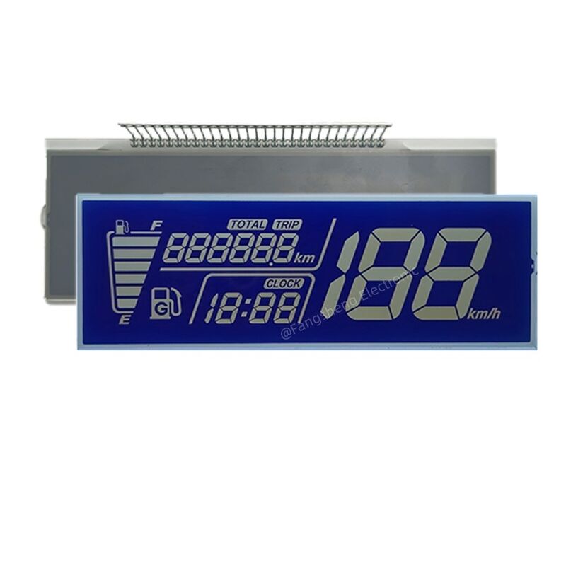 Custom HTN LCD Display for Motorcycle Dashboard | Motorcycle LCD Screen Manufacturer