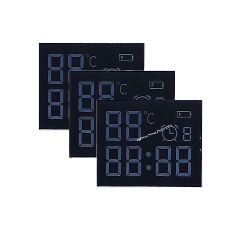 Custom VA LCD Display For Clock Segment LCD Screen Manufacturer Low Power Monochrome LCD Display