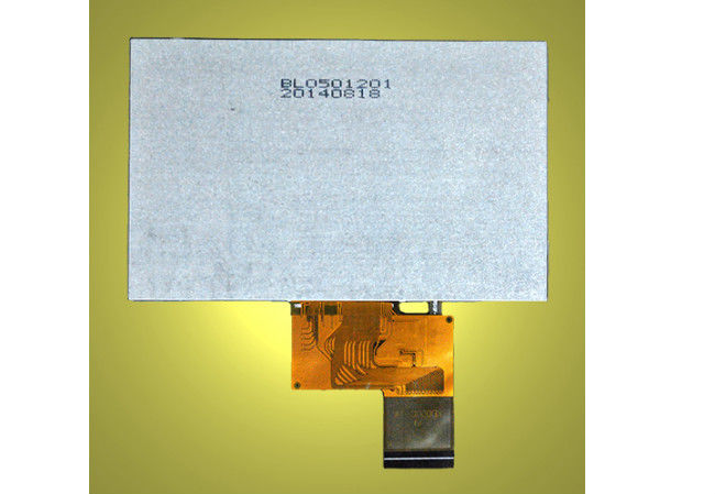 5.0 Inch TFT Lcd Display 800 * 480 Touch Screen 16 / 18 / 24bit RGB Interface High Brightness Tft Screen