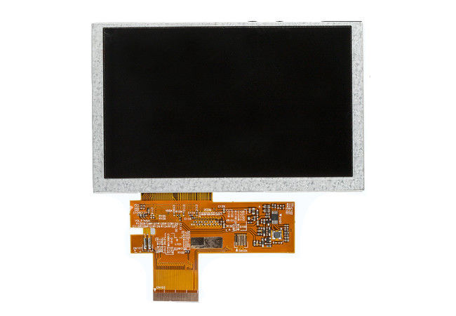 5.0 Inch TFT Lcd Display 800 * 480 Touch Screen 16 / 18 / 24bit RGB Interface High Brightness Tft Screen