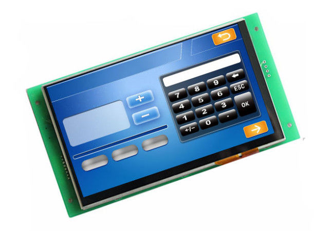 7 Inch 800 * 480 Uart Projected Capacitive Touch Screen With RS232 / TTL Interface For Raspberry Pi