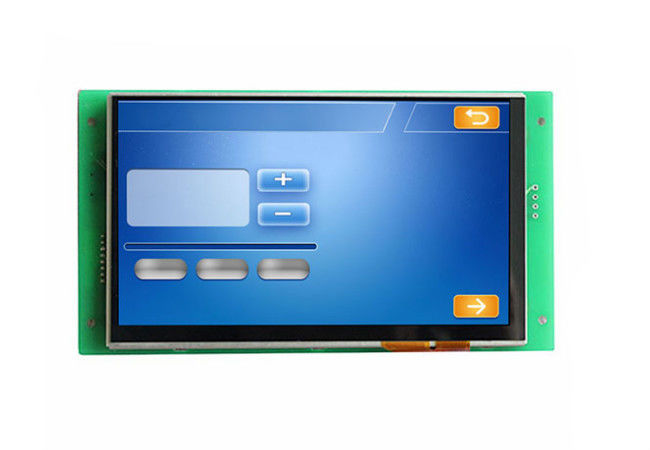 7 Inch 800 * 480 Uart Projected Capacitive Touch Screen With RS232 / TTL Interface For Raspberry Pi