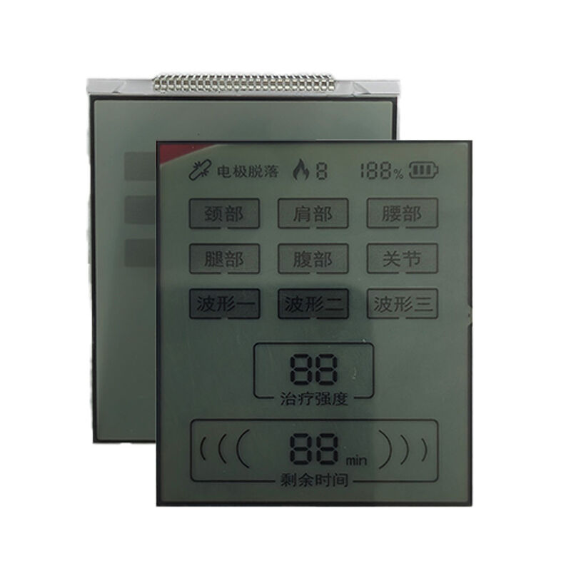 Custom HTN LCD Display for Massage Device Massage Instrument Segment LCD Screen OEM ODM