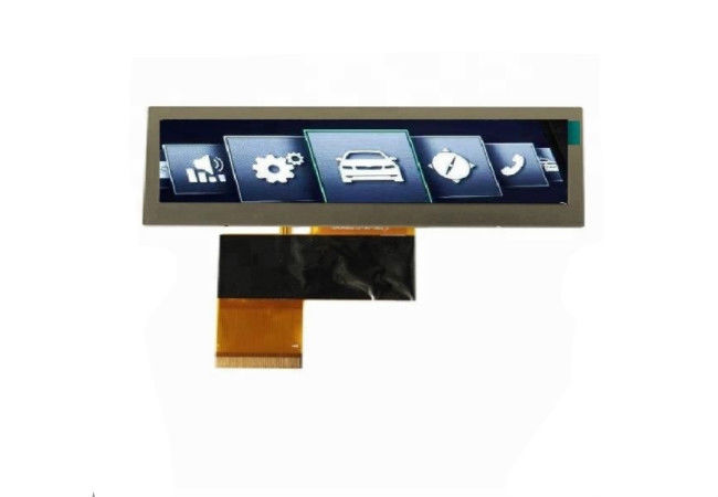 Type de barre du module de TFT LCD de 3,8 pouces 480 * 72 étiré avec l'interface de 40 bornes RVB 