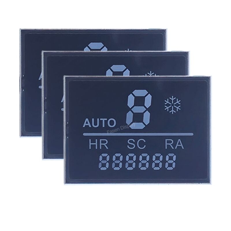 Custom VA LCD Display for Temperature Controller Thermostat High Contrast Segment LCD Screen