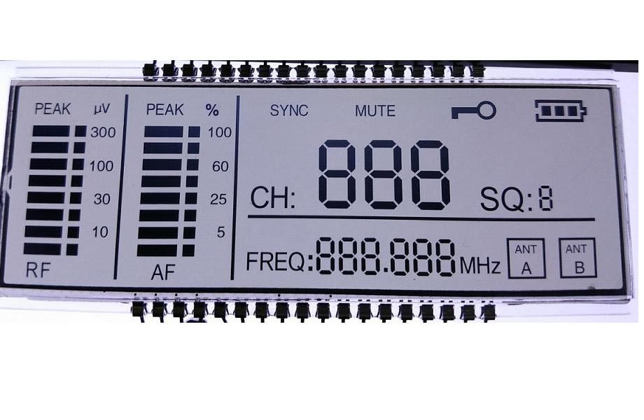 Pin Type Sunlight Readable Display , Transmissive Small Lcd Display Module