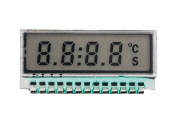3.5 V Custom Size 7 Segment Lcd Display TN Lcd Module สำหรับเครื่องมือ