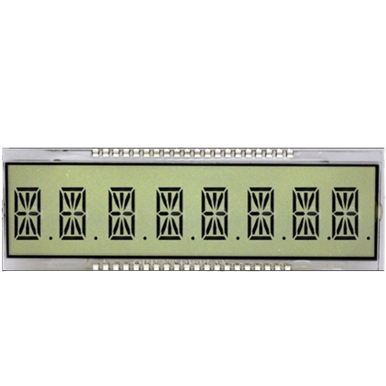 3.5 V Custom Size 7 Segment Lcd Display TN Lcd Module สำหรับเครื่องมือ