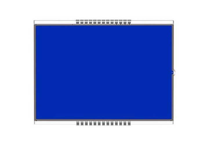 صفحه نمایش ال سی دی 7 اینچ سفارشی صفحه نمایش ال سی دی منفعل منفعل LCD آبی برای نمایش تجهیزات ورزشی