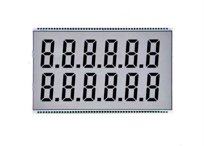 TN Lcd Hiển thị chữ số tùy chỉnh Lcd 7 Hiển thị phân đoạn Màn hình LCD trong suốt Màn hình LCD đơn sắc cho bảng điều khiển nhiên liệu