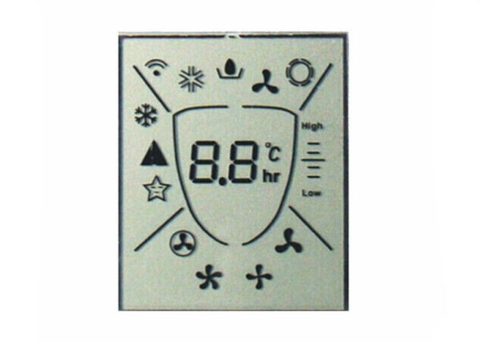 관례 TN 에어 컨디셔너 리모트 관제사를 위한 긍정적인 Lcd 7 세그먼트 전시 사려깊은 손가락 LCD 단위