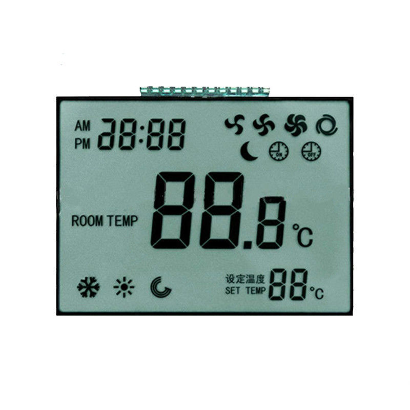 Zebra Connector Custom LCD Display / TN HTN LCD Display Module For Thermostat