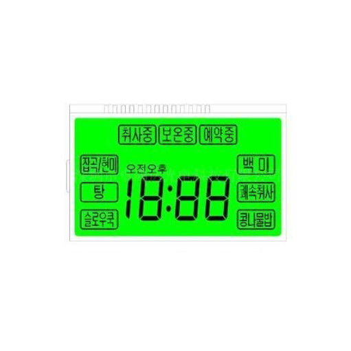 Kích thước tùy chỉnh 7 Màn hình vuông HTN LCD Hiển thị 12 PIN Phương thức lái xe tĩnh