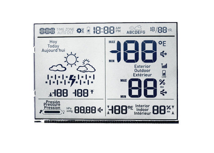 전자공학 제품을 위한 넓은 시야각 FSTN LCD 디스플레이 단위